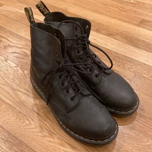 Black leather Doc Martens